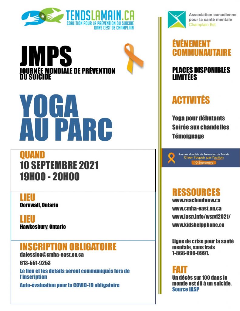 affiche des activités