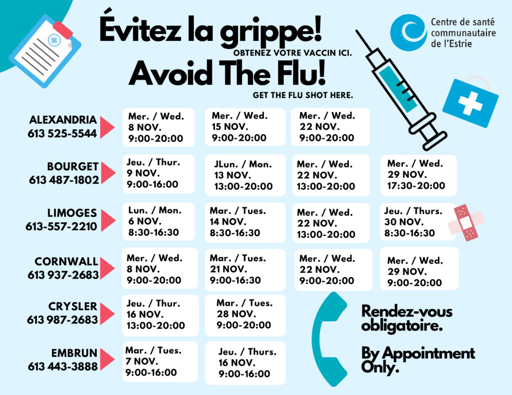 calendrier de vaccination